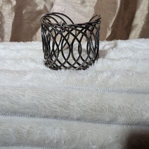 Silver Wire Cuff Bracelet